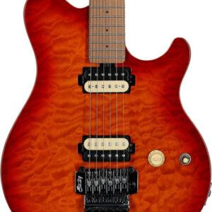 Sterling by Music Man AX50 Axis Electric Guitar in Lava Burst