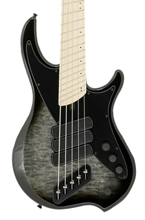 Dingwall Combustion Nashville Edition 5-String Bass Guitar in Quilted Blackburst, Maple Board