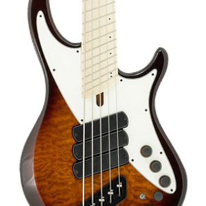 Dingwall Combustion Nashville Edition 5-String Bass Guitar in Quilted Vintage Burst, Maple Board