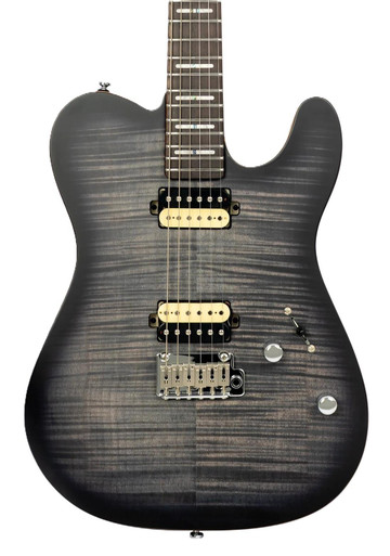 Sire Larry Carlton T7 FM New Gen Electric Guitar in Transparent Black Rosewood Board - Image 1