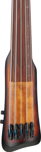 Ibanez UB805-MOB Upright Electric Bass Guitar in Mahogany Oil Burst