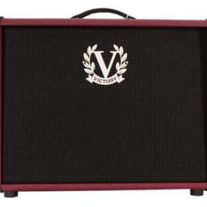 Victory MK 112 Closed-Back Speaker Cabinet in Burgundy with Celestion Alnico Gold Speaker
