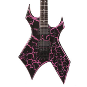 BC Rich Warlock Legacy Floyd Rose Guitar in Purple Crackle