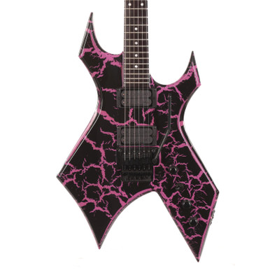 BC Rich Warlock Legacy Floyd Rose Guitar in Purple Crackle