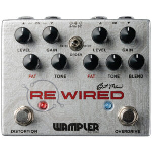Wampler ReWired Brent Mason Signature Overdrive and Distortion Pedal