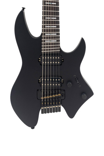 Sire Larry Carlton X6 Headless 7-String Electric Guitar in Black Satin