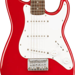 Squier Mini Strat Electric Guitar in Dakota Red.
