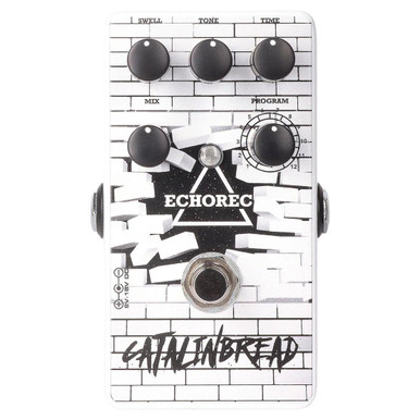 Catalinbread Echorec Multi-Tap Echo Pedal in Limited Edition Graffiti White