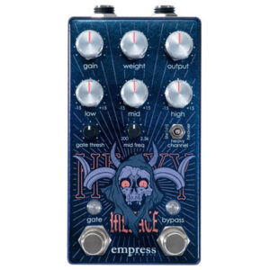 Empress Limited Edition Heavy Menace Distortion Pedal in Opalescent Blue-Purple Sparkle