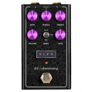 Revv Amplification G3 Anniversary V2 Preamp, Overdrive & Distortion Pedal in Purple