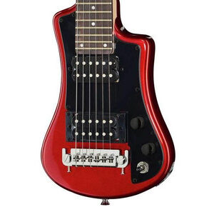 Hofner HCT Shorty Deluxe Electric Guitar in Red