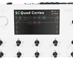 Neural DSP Quad Cortex QC Digital Effects Processor and Amp Modeller in Black and White