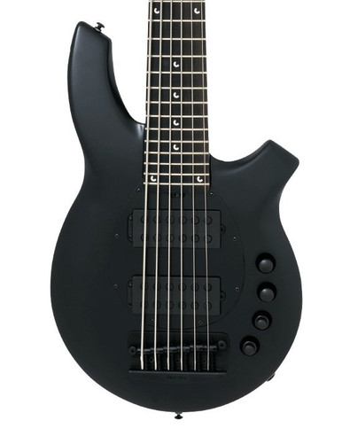 Music Man Bongo 6 HH Bass Guitar in Stealth Black (29980)