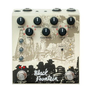 Old Blood Noise Endeavors Black Fountain Stereo Delay Pedal in Cream