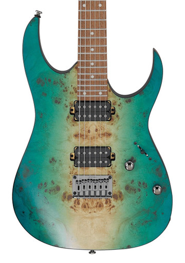 Ibanez RG421PBCHF Electric Guitar in Caribbean Shoreline Flat - Image 1