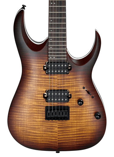 Ibanez RGA42FM-DEF Electric Guitar in Dragon Eye Burst Flat - Image 1