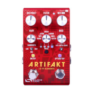 Source Audio ARTIFAKT Lo-Fi Elements Modulation, Reverb Bit Reduction and Filter Pedal