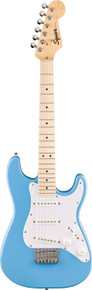 Squier Mini Stratocaster Electric Guitar in California Blue - Image 2