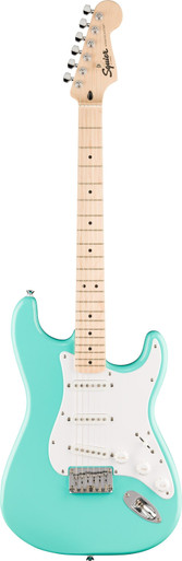 Squier Sonic Stratocaster HT Electric Guitar in Sea Foam Green - Image 3