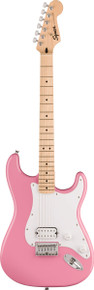 Squier Sonic Stratocaster HT H Electric Guitar in Flash Pink - Image 2