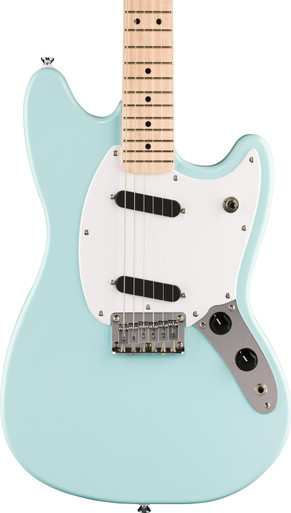 Squier Sonic Mustang Electric Guitar in Daphne Blue - Image 1