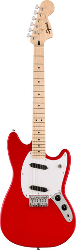 Squier Sonic Mustang Electric Guitar in Torino Red - Image 3
