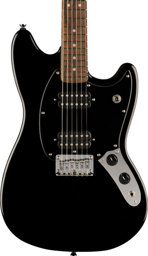 Squier Sonic Mustang HH Electric Guitar in Black - Image 1