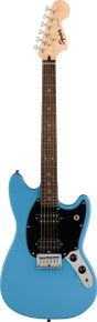 Squier Sonic Mustang HH Electric Guitar in California Blue - Image 2
