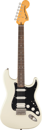 Squier Classic Vibe '70s Stratocaster Hardtail Electric Guitar in Olympic White - Image 3