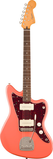 Squier Classic Vibe '60s Jazzmaster Electric Guitar in Tahitian Coral - Image 3