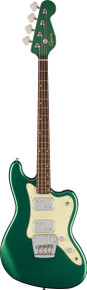 Squier Paranormal Rascal HH Short-Scale Bass Guitar in Sherwood Green - Image 2
