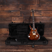 PRS Custom 24 10-Top Electric Guitar in Black Gold Burst - Image 2