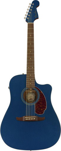 Fender Redondo Player Electro Acoustic Guitar in Lake Placid Blue - Image 3