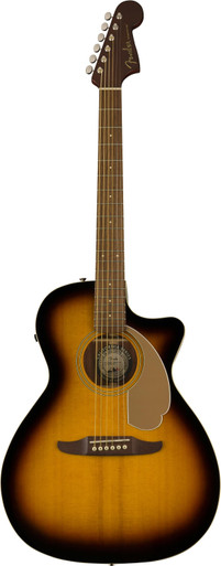 Fender Newporter Player Electro Acoustic Guitar in Sunburst - Image 3