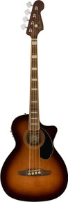 Fender Kingman Electro Acoustic Bass Guitar in Shaded Edge Burst - Image 2