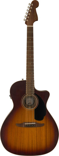 Fender Newporter Special Electro Acoustic Guitar in Honey Burst - Image 3