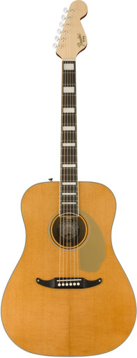 Fender King Vintage Electro Acoustic Guitar in Aged Natural - Image 3