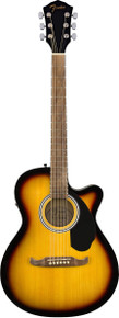 Fender FA-135CE Concert Electro Acoustic Guitar Walnut in 3 Colour Sunburst - Image 2