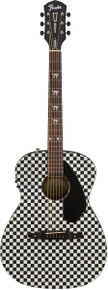 Fender Tim Armstrong Signature Hellcat Electro Acoustic Guitar in Checkerboard - Image 2