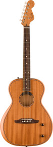 Fender Highway Series Parlour Electro Acoustic Guitar in All-Mahogany - Image 2