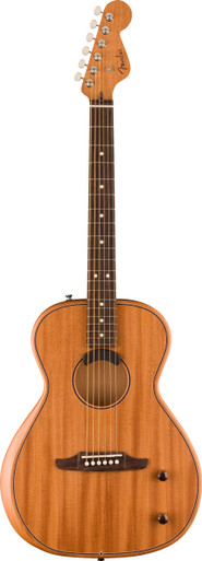 Fender Highway Series Parlour Electro Acoustic Guitar in All-Mahogany - Image 3