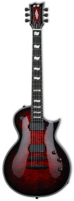 ESP E-II Eclipse Electric Guitar in See-Thru Black Cherry Sunburst - Image 2