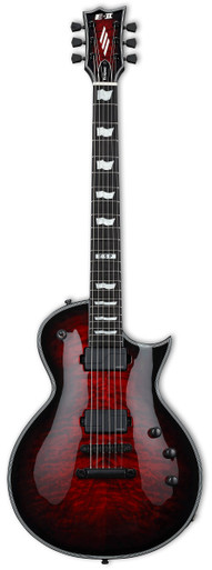 ESP E-II Eclipse Electric Guitar in See-Thru Black Cherry Sunburst - Image 3
