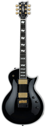 ESP E-II Eclipse Full Thickness EverTune Electric Guitar in Black - Image 3