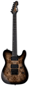 ESP LTD TE-1000 EverTune Electric Guitar in Charcoal Burst - Image 2