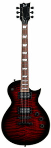 ESP LTD EC-256 Eclipse Quilted Maple Electric Guitar in See Thru Black Cherry - Image 2