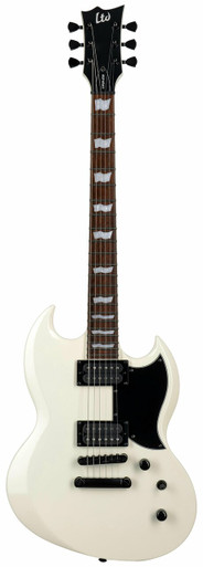 ESP LTD Viper-256 Electric Guitar in Olympic White - Image 3
