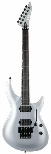 ESP LTD H3-1000FR Electric Guitar in Metallic Silver - Image 3