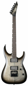 ESP LTD MH-1000 Evertune FM Electric Guitar in Charcoal Burst - Image 2