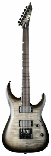 ESP LTD MH-1000 Evertune FM Electric Guitar in Charcoal Burst - Image 3